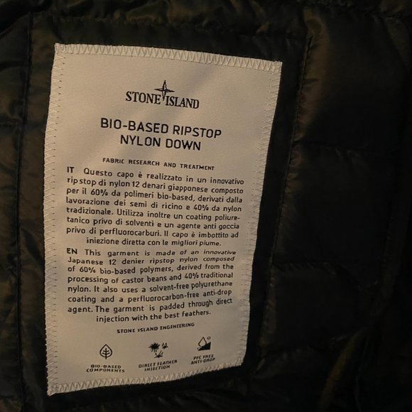 Stone Island Down Jacket, Size L - Picture 9 of 10